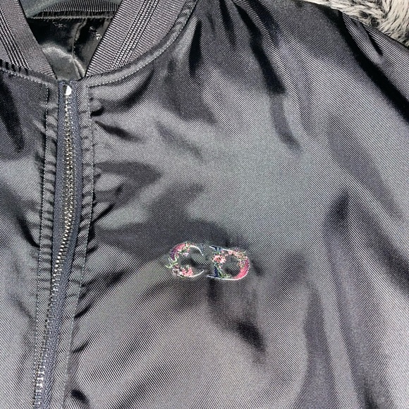 🛑SOLD🛑 Dior Men’s Embroidered Flower Logo Grey Bomber Jacket - Sz Large - Picture 6 of 14